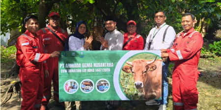 PT Armada Gema Nusantara celebrated Eid al-Adha by launching its 2026 Corporate Social Responsibility (CSR) programme